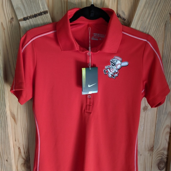 cincinnati reds golf shirt